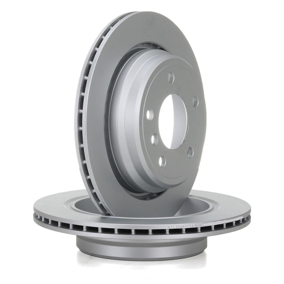 Ferodo DDF836 Bmw E39 Body 520i Rear Brake Disc Set Air Grooved — Brake Rotors & Drums