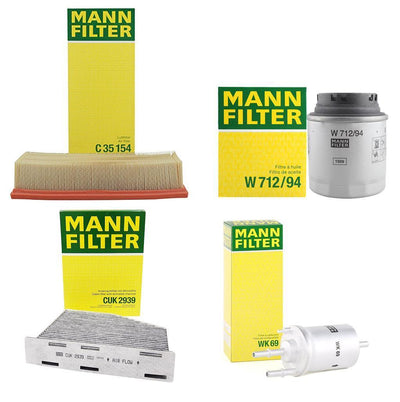 Mann Volkswagen Scirocco 1.4 TSI (CAV-CTH) Service Filter Set — Maintenance & Service Kits