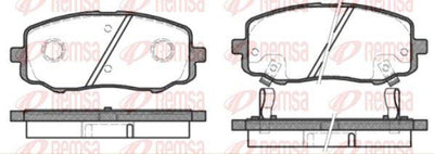 REMSA 1133.12 Brake Pad i10 Pa 01 08 — Brake Pads