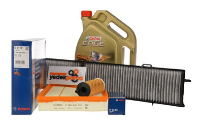Bosch Bmw E90 320d N47 Motor 184 HP Scheduled Service Filter Set Castrol 5w30 Oil Mazotsuz — Maintenance & Service Kits