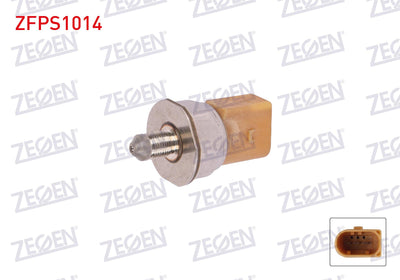 Zegen ZFPS1014 Fuel Pressure Sensor Volkswagen Golf V (1K1) 1.4 TSI 2007-2009 / Jetta III 1.4 TS — Vehicle Sensors & Switches