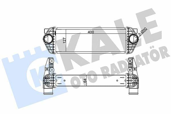 Kale Turbo Intercooler Radiator - Transit Connect TC7 2006-2014 1.8D/1.8 TDCI — Radiators & Fans