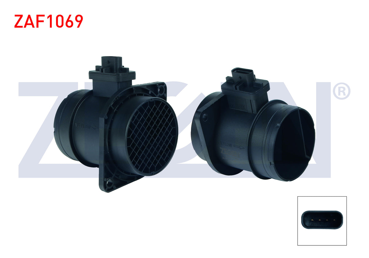 Zegen ZAF1069 Air Flow Metre (Mass Air Flow Sensor) Cfwa Volkswagen Polo (6R1) 1.2 TDI 2009-2014 — Engine Management Sensors