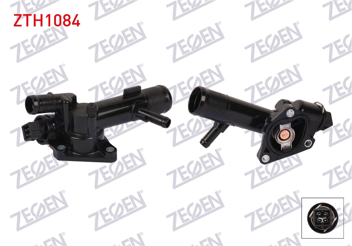 Zegen ZTH1084 Thermostat Complete with Switch 89 C Renault Kangoo 1.5 dCi 1998-2008 / Clio II 1.5 d — Water Pump & Thermostat