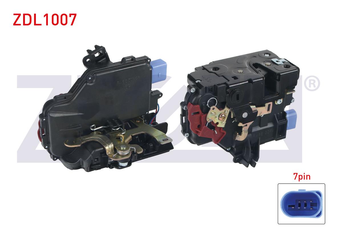 Zegen ZDL1007 Door Lock Right Rear 7 Pin Volkswagen Golf V-Caddy III-Jetta III-Touareg-Touran 2003 — Handles, Locks & Latches