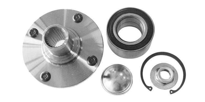 MGA 72568 Wheel Hub Front Bijonlu + Bearing + Sekman + Oil Cover (Ford: Escort /Fiesta /Focus 90-08) wi — Wheels & Wheel Trim