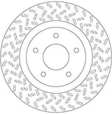 TRW DF6206 Disc Brake Rotor - Ventilated, 5 Holes — Brake Rotors & Drums