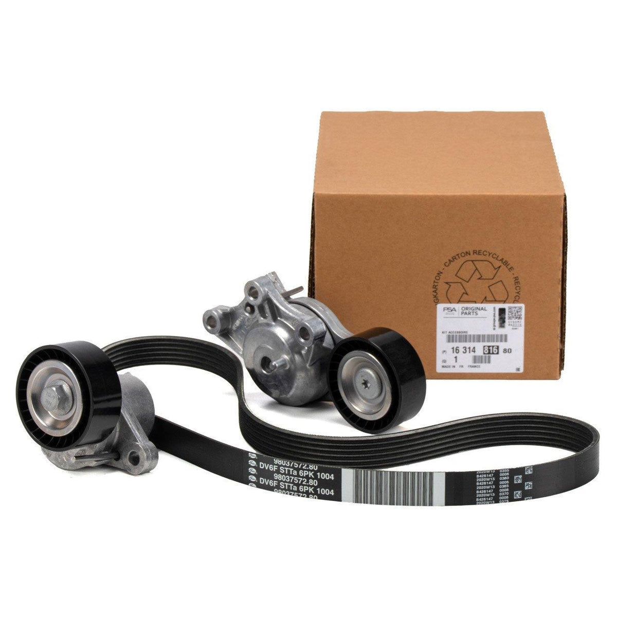 Citroen Berlingo Tepee V Belt & Tensioner Set - Original OEM Parts — Citroën, Belts