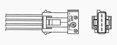 NGK 96375 Oza628-U3 Oxygen Sensor 207-208 308-508-3008 Partner Tepee C3 C4 C5 Berlingo Mini Cooper One 44 — Oxygen & Air-Fuel