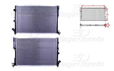 Wisco 3113937-00 Water Radiator Brazing Mt 634X438x32 Renault Laguna 1.8-2.0-2.2D 93-01 / Espace 3.0 96-02 — Radiators & Fans