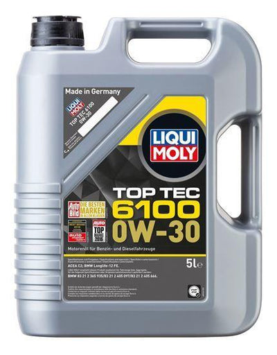 Liqui Moly 20779 Top Tec 6100 0W30 5 Litre Motor Oil — Fluids & Chemicals