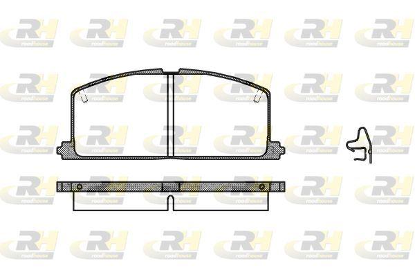 ROADHOUSE 2167.04 Brake Pad Camry Stufenheck _V1_ 02 83-01 88 — Brake Pads