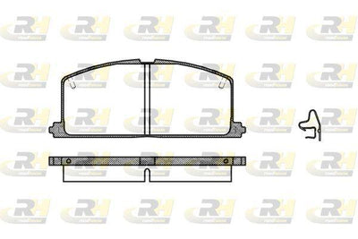 ROADHOUSE 2167.04 Brake Pad Camry Stufenheck _V1_ 02 83-01 88 — Brake Pads