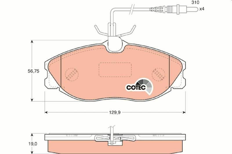 trw gdb1194 front brake pads, trw gdb1194 brake pads dimensions, trw gdb1194 brake pads on car TRW GDB1194 Front Brake Pads - Reliable Stopping Power for Car Owners & Mechanics | 129.9mm x 56.8mm x 19mm TRW GDB1194 Front Brake Pads for Car Owners & Mechanics trw-gdb1194, front-brake-pads, brake-components, car-owners, mechanics, vehicle-safety, brake-pads, replacement-parts, auto-accessories, ai-generated