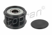 topran alternator pulley for vw audi seat, topran 116381 alternator pulley close-up TOPRAN Alternator Pulley - Vehicle Compatibility for VW Amarok, Audi A4, Seat Exeo | 116381 TOPRAN Alternator Pulley - VW Audi Seat Models topran, alternator-pulley, vw-parts, audi-parts, seat-parts, car-maintenance, mechanics-tools, car-owners, automotive-repair, ai-generated