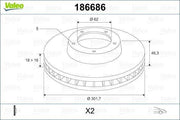 valeo-brake-disc-for-rav4-94-00, front-view-of-valeo-brake-disc-rav4, technical-specs-of-valeo-brake-disc VALEO Brake Disc for RAV4 1994-2000 - Front Disc Performance | 302 mm VALEO Brake Disc for RAV4 94-00 - Quality Performance valeo, brake-disc, rav4, automotive-parts, car-maintenance, ventilated-brake-disc, front-brake-disc, car-owners, mechanics, ai-generated