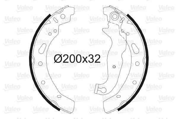 VALEO Rear Brake Pads 564086 - Quality Brake Pad Set for Mazda 2