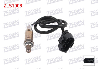 Zegen ZLS1008 Lambda (Oxygen) Sensor 700 mm Volkswagen Golf III-Passat 2.0 (2E-Aba-Ady-Agg-Akr-Aep) 1988 — Oxygen & Air-Fuel