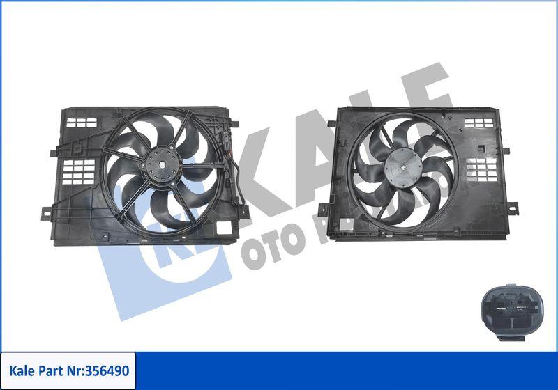 Kale 356490 Fan Shroud Peugeot 3008 II 308 II 5008 II 508 II Partner Rifter Berlingo — Radiators & Fans