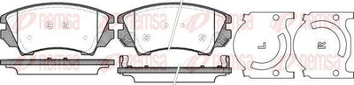 REMSA 1375.12 Brake Pad Malibu V300 01 12 — Brake Pads