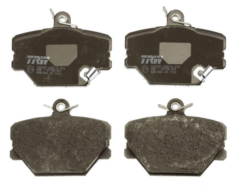 trw gdb1365 front brake pads, brake pad set for cabrio fortwo roadstar TRW GDB1365 Front Brake Pads - High Quality Brake Set for Cabrio, Fortwo, and Roadstar | Durable & Reliable TRW GDB1365 Front Brake Pads brake-pads, trw, car-parts, mechanics, cabrio, fortwo, roadstar, braking-system, vehicle-safety, ai-generated