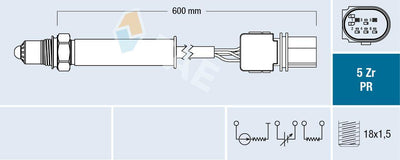 FAE 75125 Lambda Sensor BMW E83 M.Benz 274 13 — Oxygen & Air-Fuel