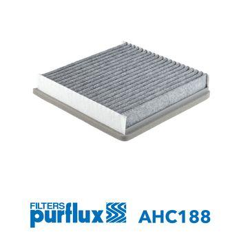 Purflux AHC188 Cabin Air Filter-Smart Fortwo Cabrio (450) 0.7 (450.452)-45 KW / 61 Ps-M 160.920M-(04-07)