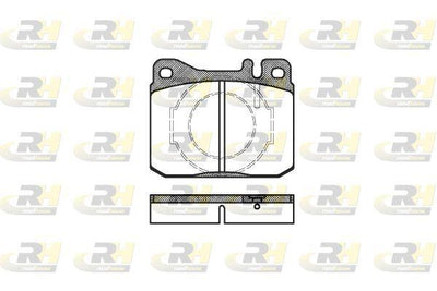 ROADHOUSE 2010.40 Brake Pad 8 W114 01 68-11 76 — Brake Pads