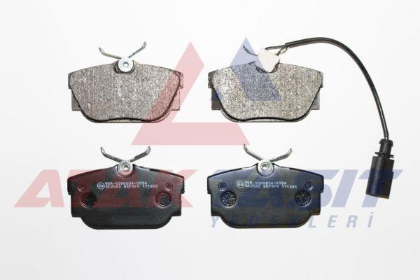 AP 05P974 Brake Pad Rear with Connector Volkswagen Transporter IV (70Xb, 70Xc and 2 more models — Brake Pads