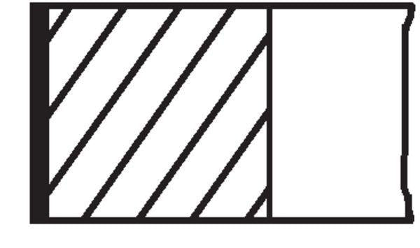 MAHLE Piston Ring 0.60 Set - 4 Pieces for Partner and Berlingo 1.9D — Pistons & Rotating