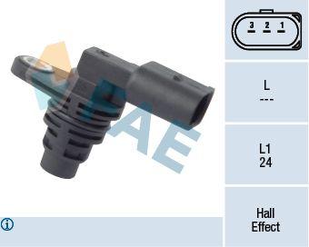 FAE 79142 Camshaft Speed Sensor Polo.VI-Golf.VI.VII-Scıro-Fabia-Ibiza-Cordoba-A3 1.2-1.4Tfsi-1.2Tsi-2.0Fsi