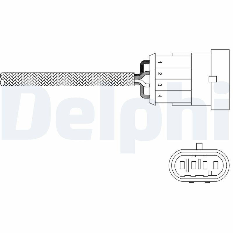Delphi ES20302-12B1 Lambda Sensor Fiat Palio/Albea/Doblo 1.2 4/8/16V — Oxygen & Air-Fuel