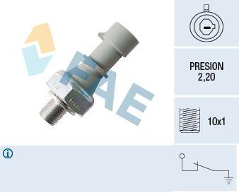 FAE 12445 Oil Pressure Switch Blue Astra G Astra H 16Xep