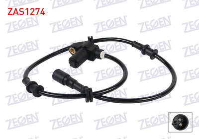 Zegen ZAS1274 ABS Sensor Front Left-Right Opel Vectra B 1995-2003 — Brake Sensors & ABS