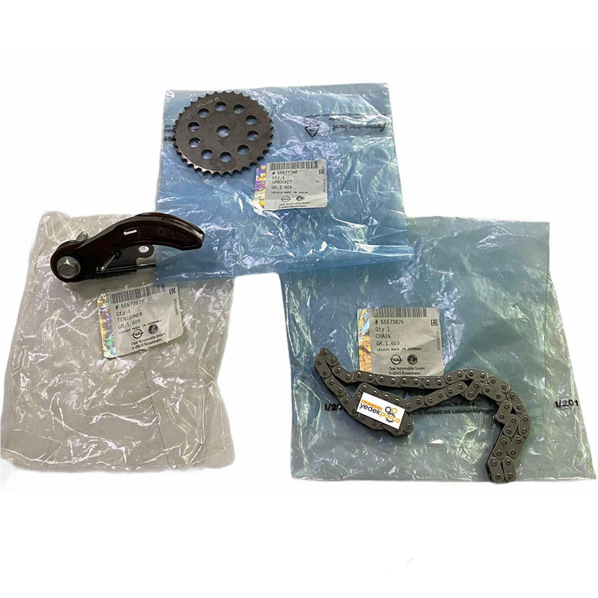 Opel Zafira C 1.6 Diesel (B16DTH-D16DTH) Oil Pump Gear/Chain/Tensioner Set — Pulleys & Tensioners