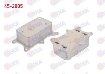 Veka 45-2805 Oil Cooler Single Mercedes C Series (W205, S205) C180, C200 Bluetec — Oil System