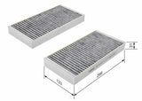 BOSCH Pollen Filter 1987432500 for Laguna III - Active Carbon — Air & Cabin Filters