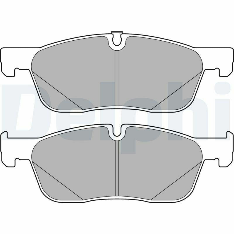 Delphi Brake Pads - High-Quality Front Pads for Evoque 12-18, Discovery Sport 15-, E-Pace 2017