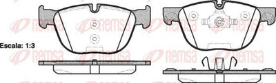 REMSA 1297.00 Brake Pad X5 E70 02 07 — Brake Pads