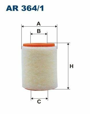 FILTRON AR364-1 Air Filter - Smart Roadster (03-05) — Air & Cabin Filters