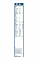 BOSCH Rear Wiper Blade 40cm for 15-Transporter 2.0TDI - Essential Car Accessory — Wipers