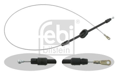 FEBI Parking Brake Cable - 1387 mm Length for Sprinter 906 & Crafter — Brake Cables & Hardware