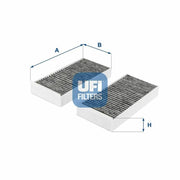 ufi pollen filter active carbon, ufi air cabin filter installation, dimensions of ufi pollen filter UFI Pollen Filter 14-16 2-Series (F45-F46) X1 (F48) | Active Carbon UFI Air Cabin Pollen Filter - Active Carbon Fit F45-F46 ufi, pollen-filter, active-carbon, cabin-air-filter, f45, f46, f48, car-accessories, vehicle-maintenance, ai-generated