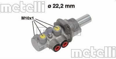 Metelli Brake Ana Merkez - Brake Cylinder for Fiat Doblo 1.4 & 1.6 — Brake Hydraulics