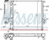 NISSENS Radiator E-36 M-40 / 43 / 50 — Radiators & Fans