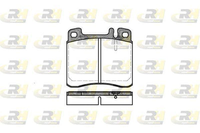 ROADHOUSE 2408.00 Brake Pad S-Class W140 02 91-10 98 — Brake Pads