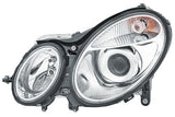 HELLA Left Headlight for Mercedes E Class - Halogen, ECE Approved — Headlights