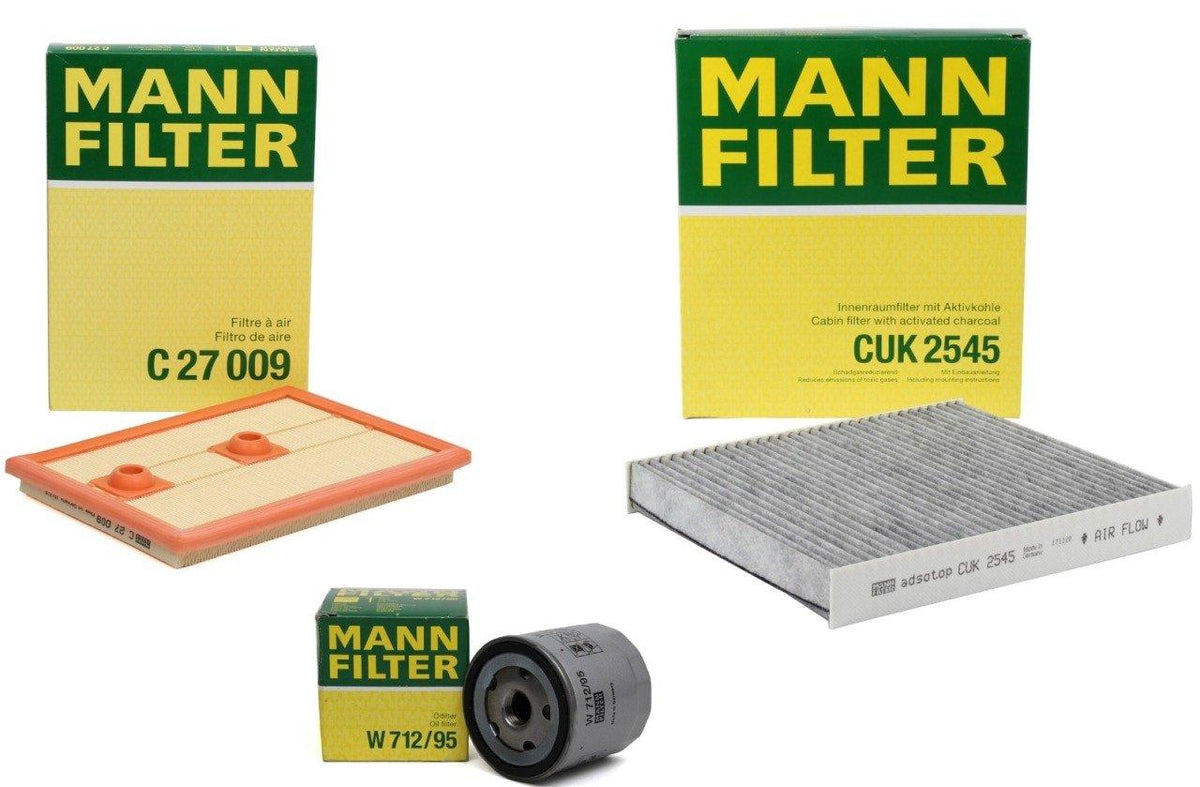 Mann Skoda Rapid 1.2 TSI Maintenance Service Kit - Essential Filters for 2015+ Models — Maintenance & Service Kits