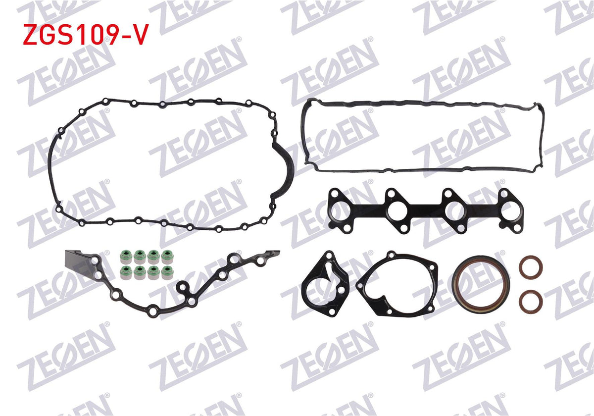 Zegen ZGS109-V Motor Set Gasket (Skc None) Clio / Kangoo / Megane 1.5 dCi (Viton with Seal) — Gaskets & Seals