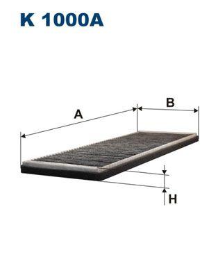 Filtron K1000A Cabin Air Filter Astra Classic, Corsa B and 3 more models — Air & Cabin Filters